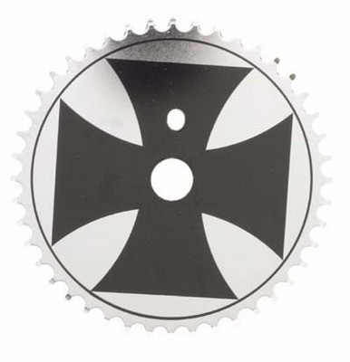 Iron Cross steel 44 tooth gear for 1-piece cranks - Planet BMX