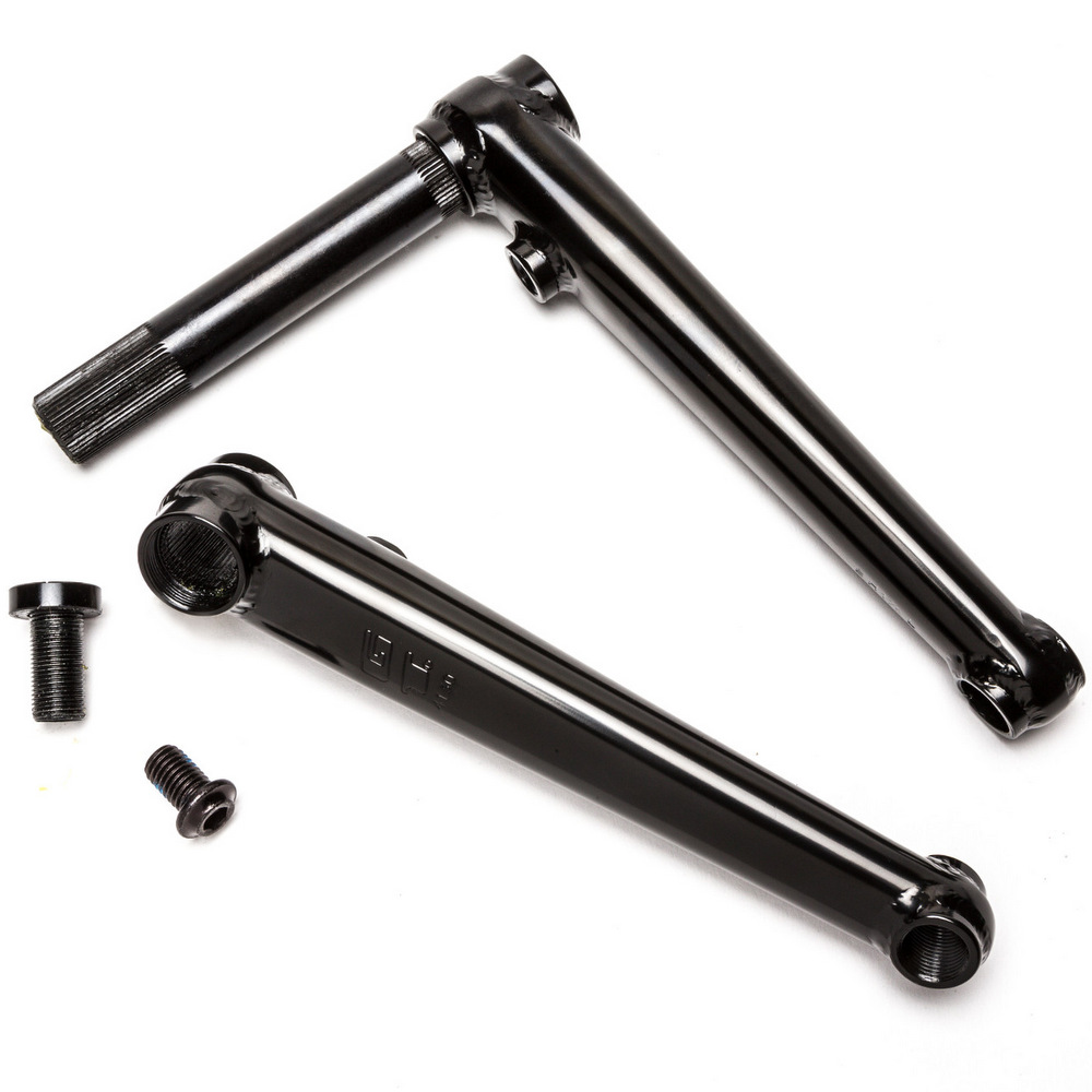 GT Power Series 175mm Cr-Mo cranks BLACK - Planet BMX