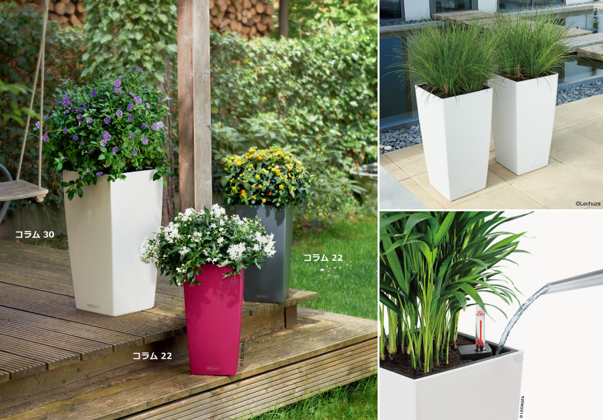 ドイツ生まれの機能美プランター『レチューザ』コラム30｜底面給水機能付き