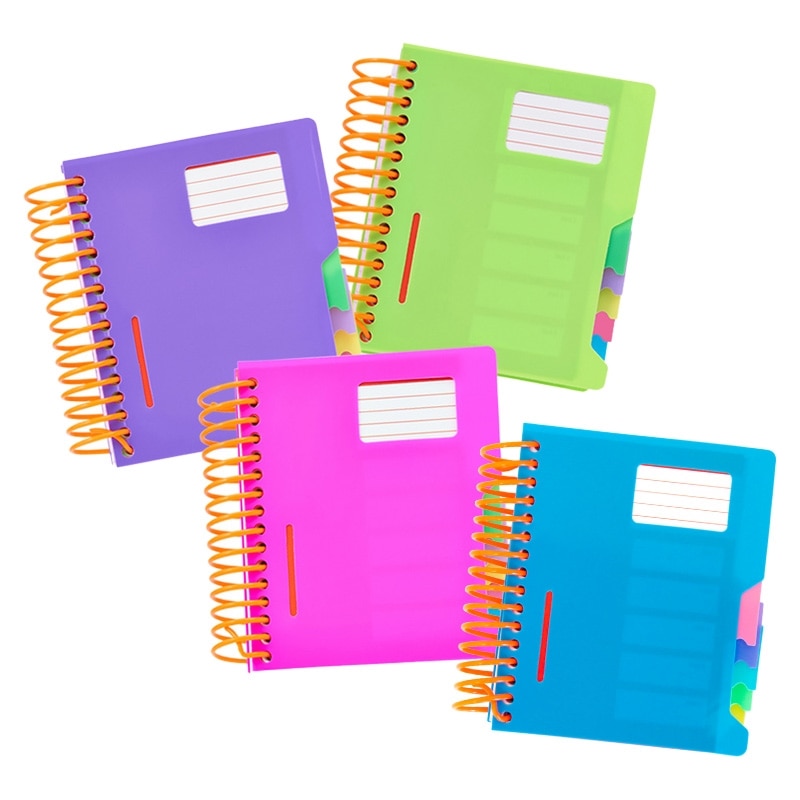 カラフルスパイラルノート A6