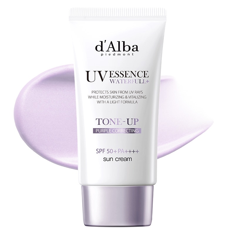 ダルバ ウォータフル トーンアップサンクリーム パープル