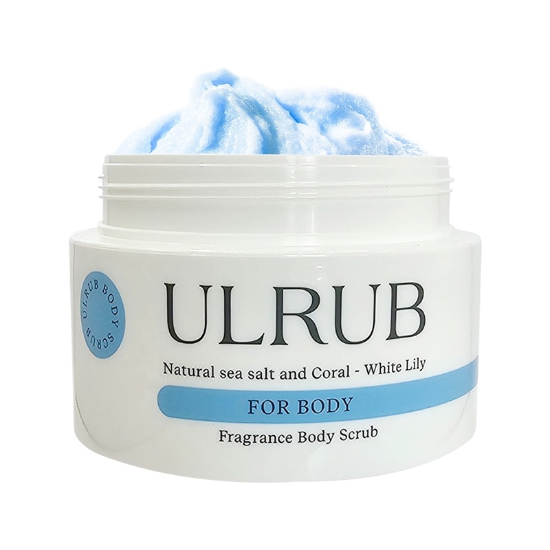 ULRUB ウルラブ ボディスクラブ ホワイトリリー 230g(ボディスクラブ