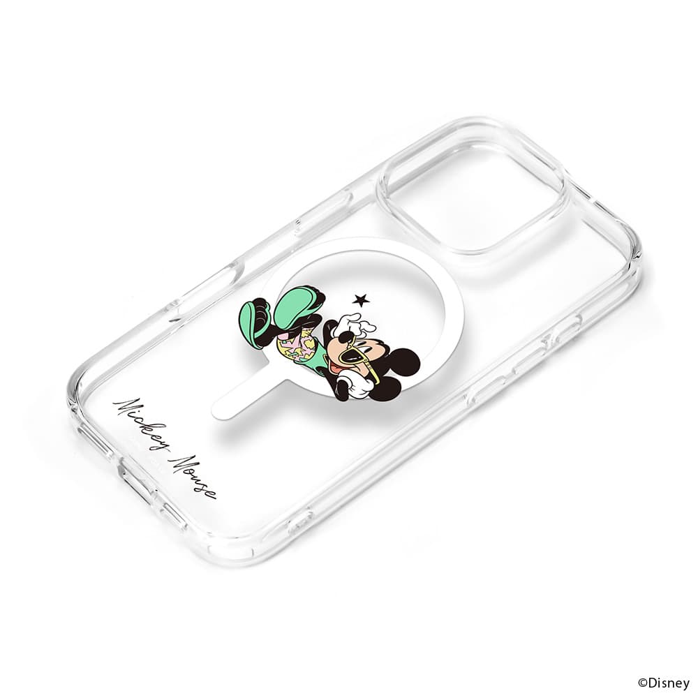 iPhone 16 Pro用 MagSafe対応 ハイブリッドケース [ミッキーマウス