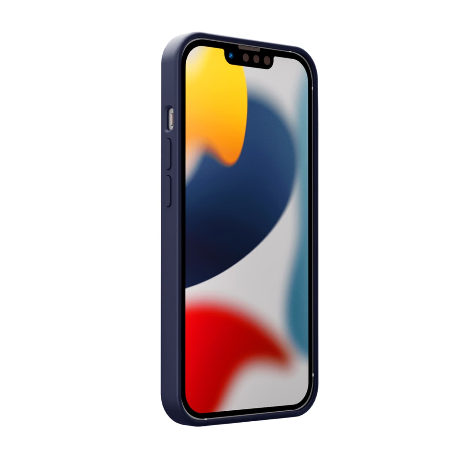 iPhone 13 mini用 抗菌スリムシリコンケース ネイビー｜株式会社PGA