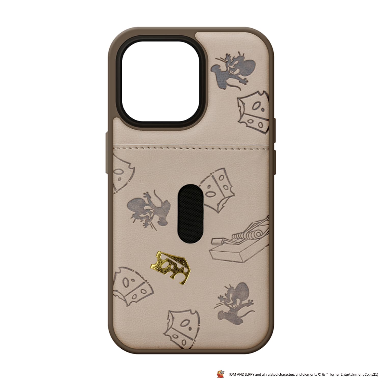 iPhone 13 Pro用 タフポケットケース [トムとジェリー/モカ]｜株式会社PGA