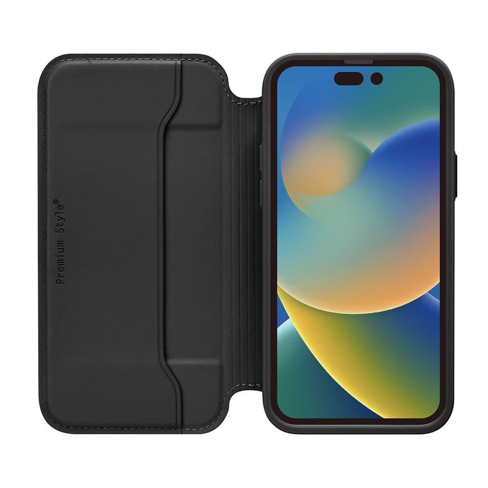 iPhone 14 Pro用 ガラスフリップケース [ブラック]｜株式会社PGA