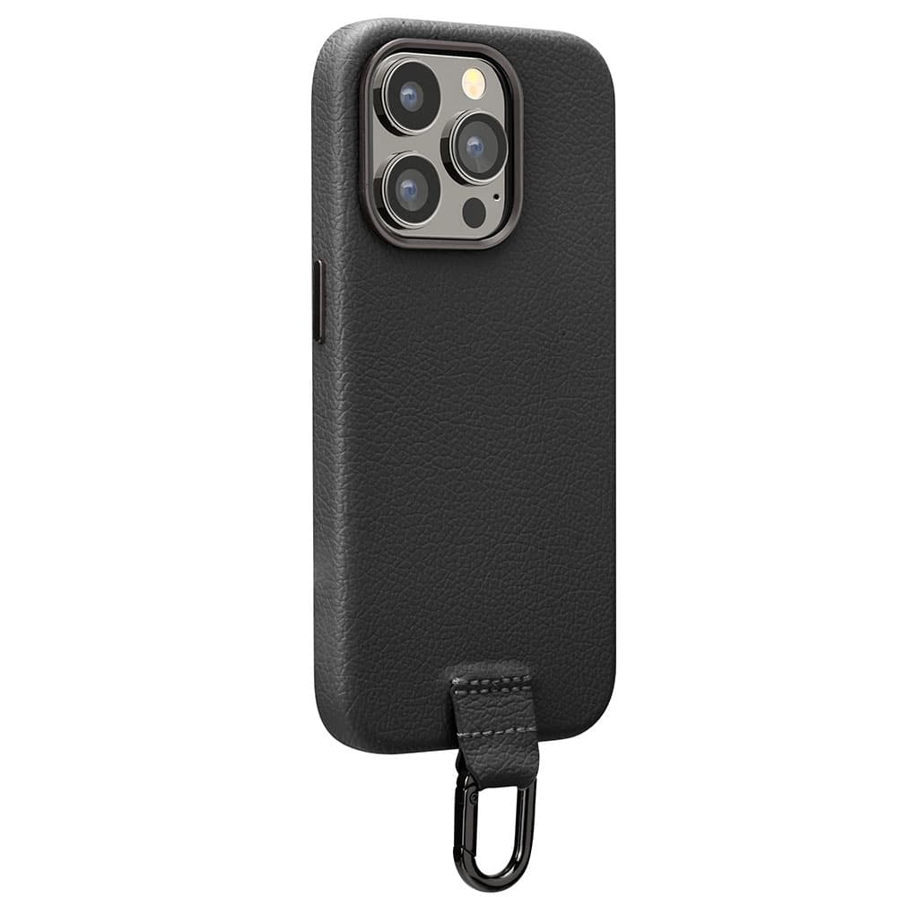 iPhone 15 Pro用 PUレザーケース [ブラック]｜株式会社PGA