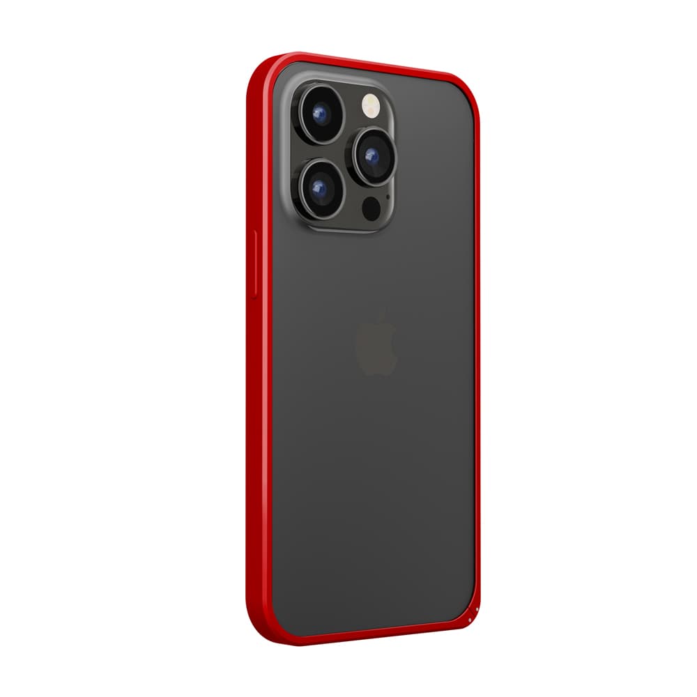 iPhone 15/15 Pro用 アルミニウムバンパー [レッド]｜株式会社PGA