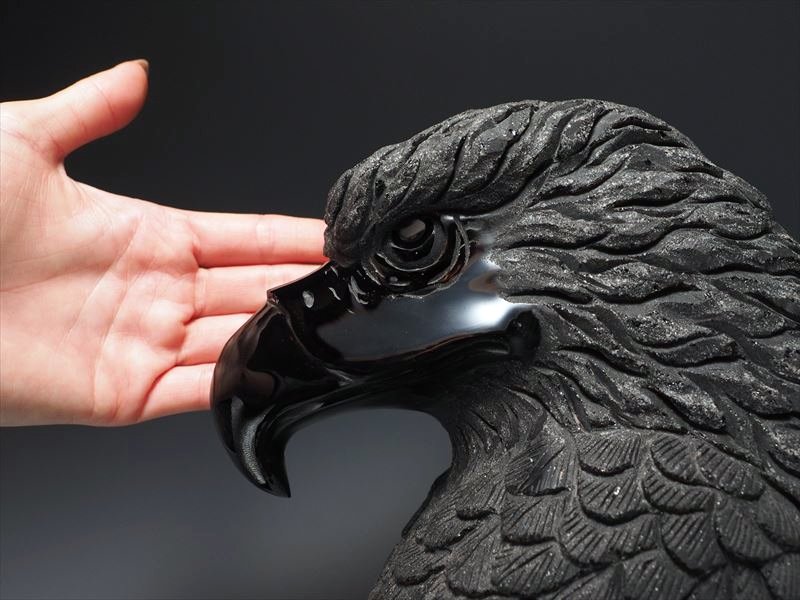 ◇極み彫刻！◇極上彫刻置物◇1点物◇インテリアに◇ブラック