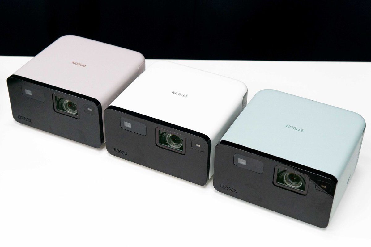 エプソン、ホワイト／ローズ／グリーンのカラバリを揃えたコンパクト