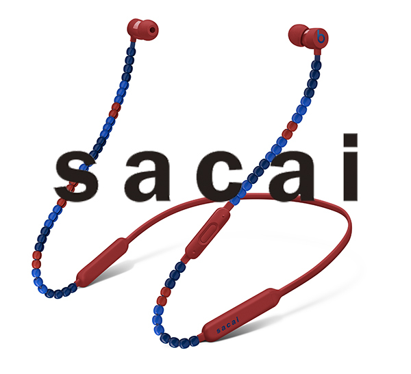 Beats、Bluetoothイヤホン「BeatsX」にファッションブランド“sacai”と