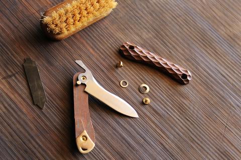 折畳式料理用ナイフ｜天然木シリーズ｜FEDECA（フェデカ）