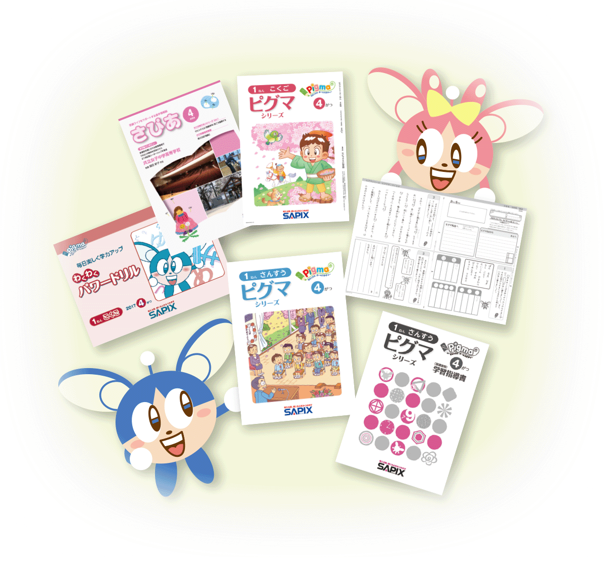 1年分 SAPIXピグマ小1 サピックスピグマ 1年生 SAPIX 入室テスト