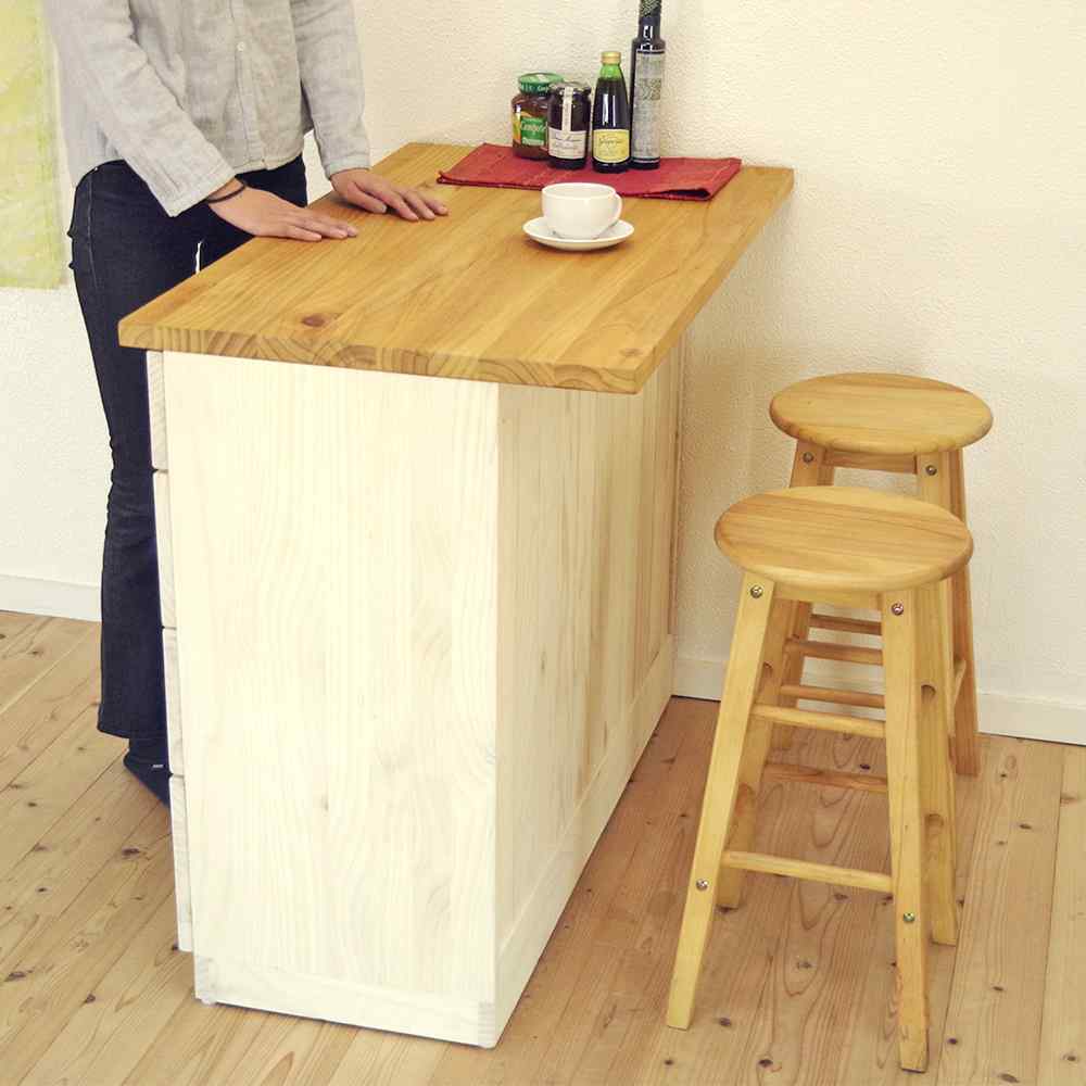 フレンチカントリーカウンターテーブル｜受付カウンター｜パイン