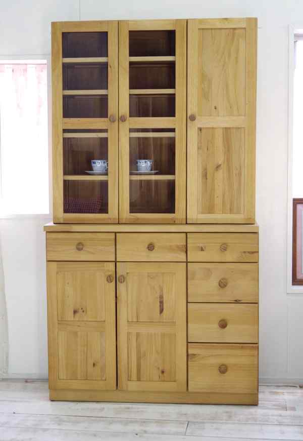カントリーキッチン収納家具｜パイン材食器棚｜パインファクトリー