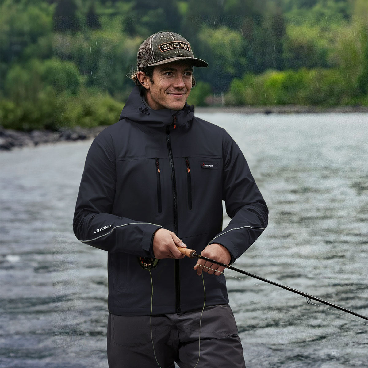 Wading Waterproof Fly Fishing Jacket | Windproof Rain Jacket