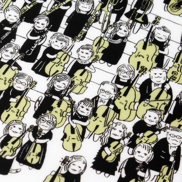 A4 クリアファイル 《NSO Cats Paradise Orchestra》 音楽雑貨