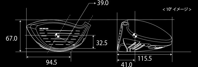 PRGR TUNE DRIVER | ヘッドパーツ | プロギア（PRGR）オフィシャルサイト