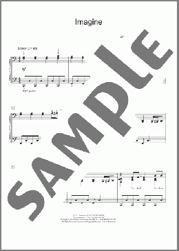 楽譜一覧】Imagine John Lennon - ヤマハ「ぷりんと楽譜」
