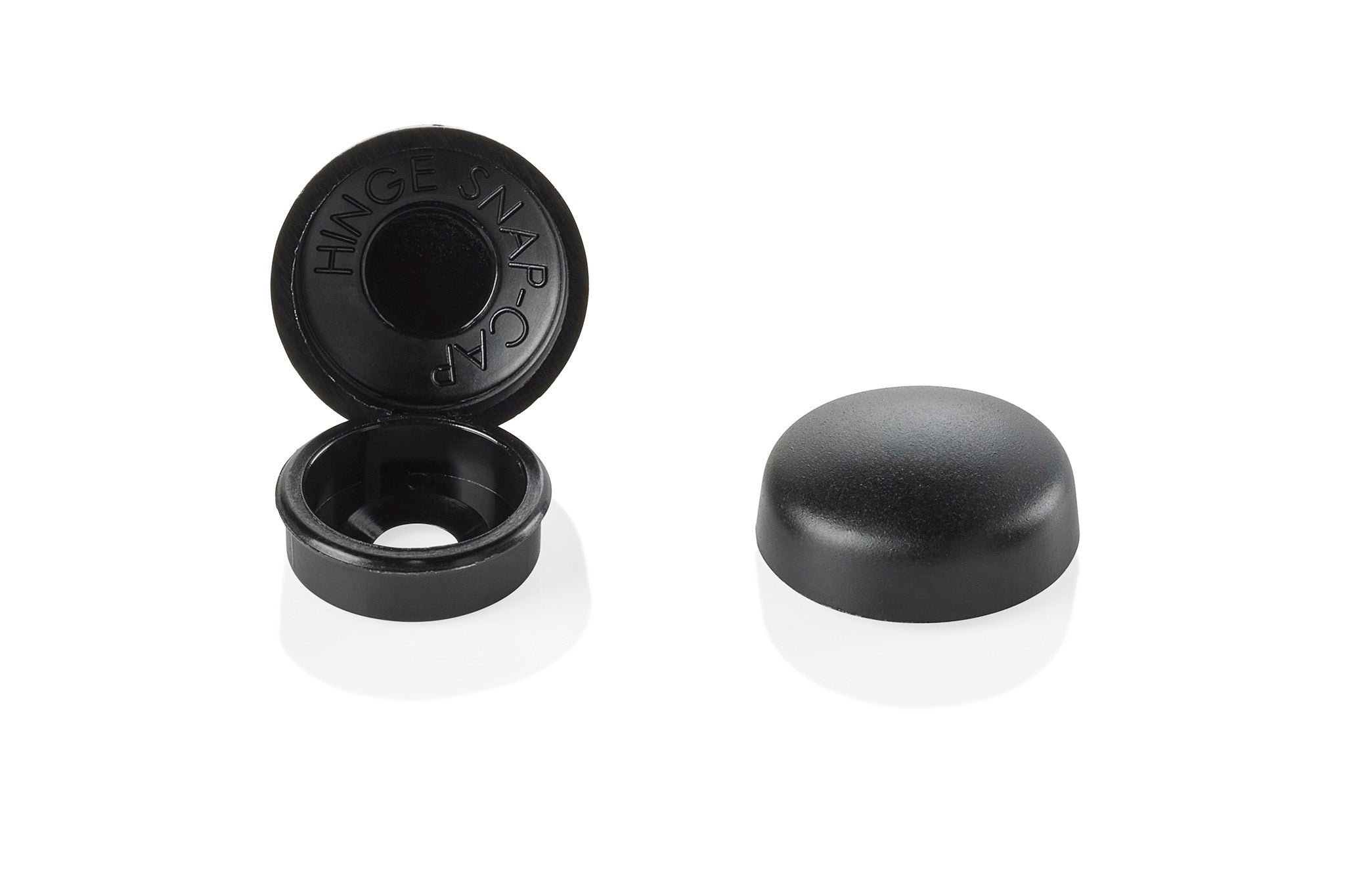 Black Hinged Screw Covers, Hinge Snap-Caps | Pro-Dec