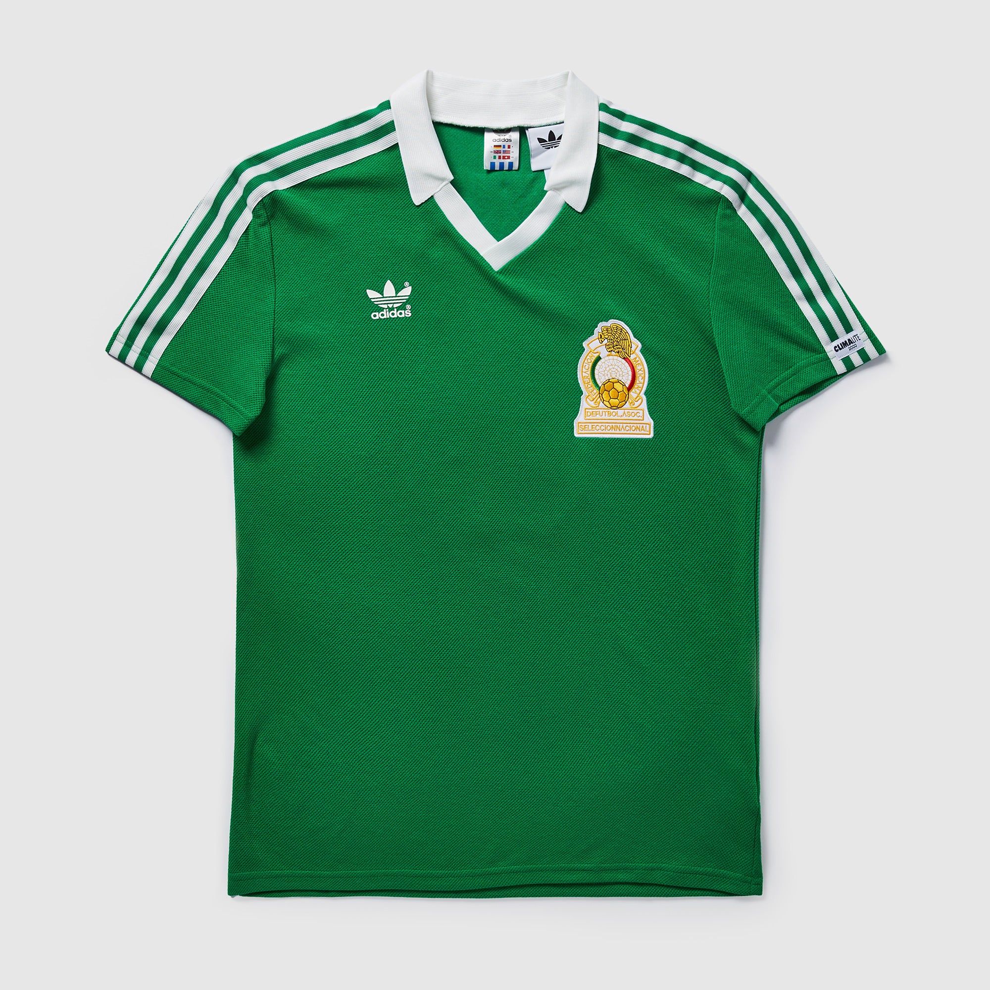 adidas Originals Mexico 1986 Home Jersey - Green - Mens Replica