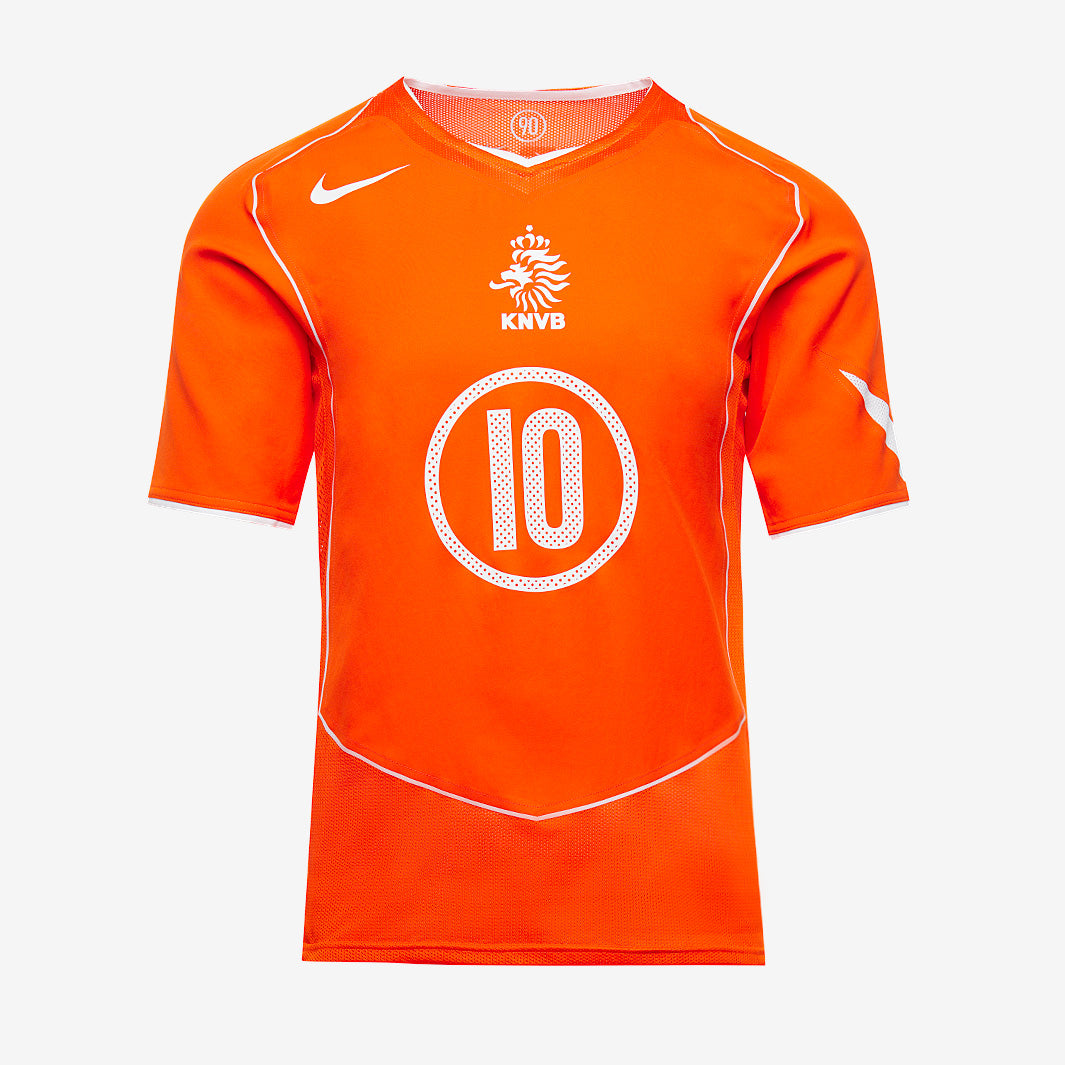 Nike Netherlands 2004 Re-Issue Shirt With Van Nistelrooy 10