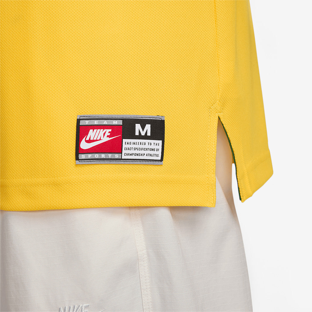 Nike Brazil Re-Issue 1998 SS Shirt with Ronaldo 9 - Varsity Maize