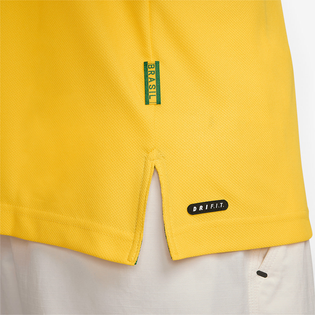 Nike Brazil Re-Issue 1998 SS Shirt with Ronaldo 9 - Varsity Maize