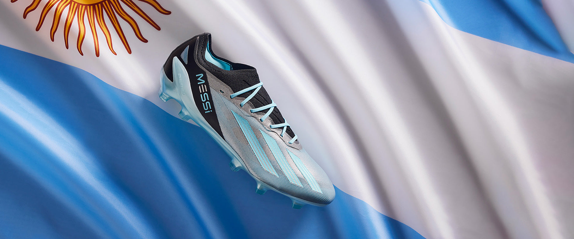 adidas X Crazyfast Messi.1 FG - Silver Met/Bliss Blue/Core Black