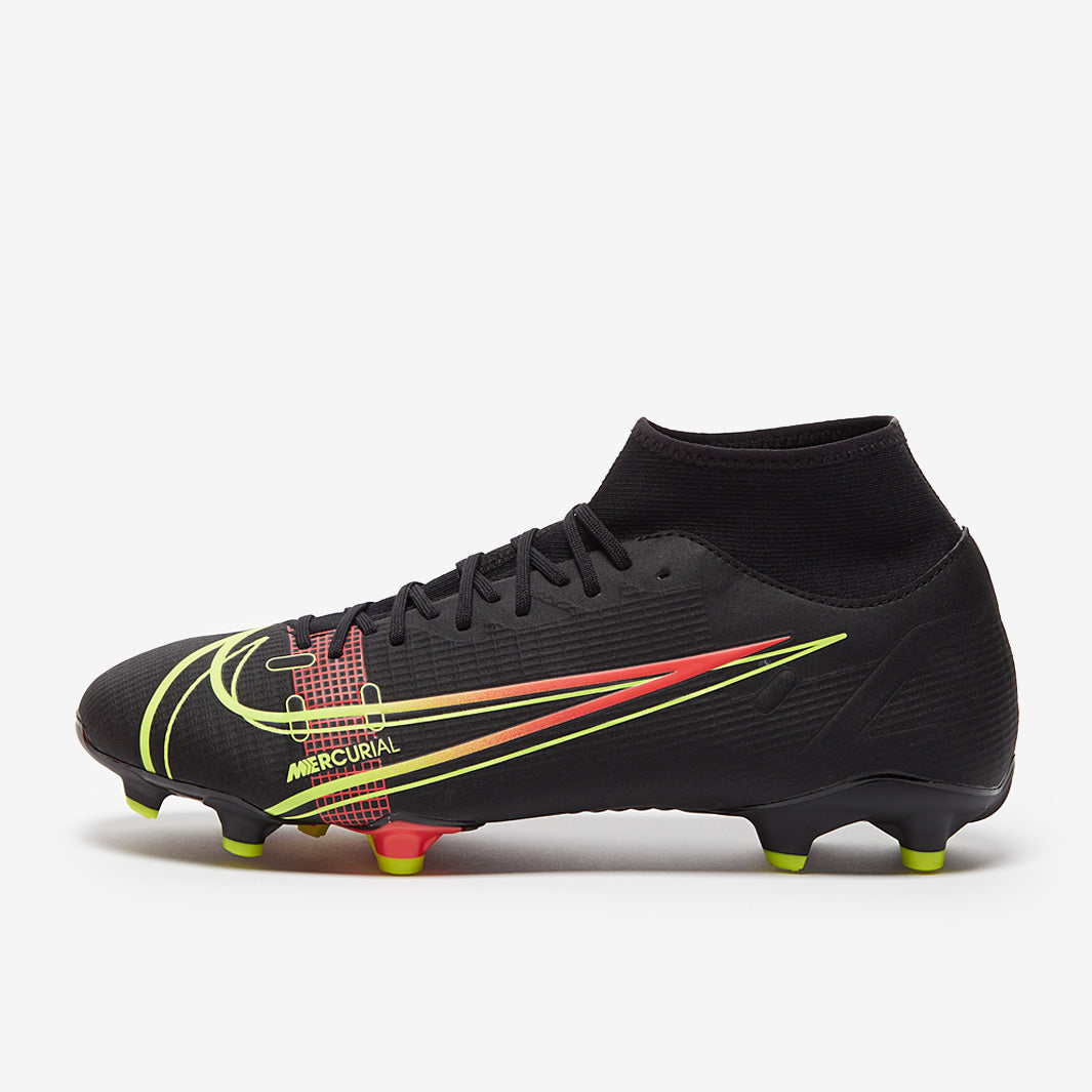 Nike Mercurial Superfly VIII Academy FG/MG - Black/Cyber/Off Noir