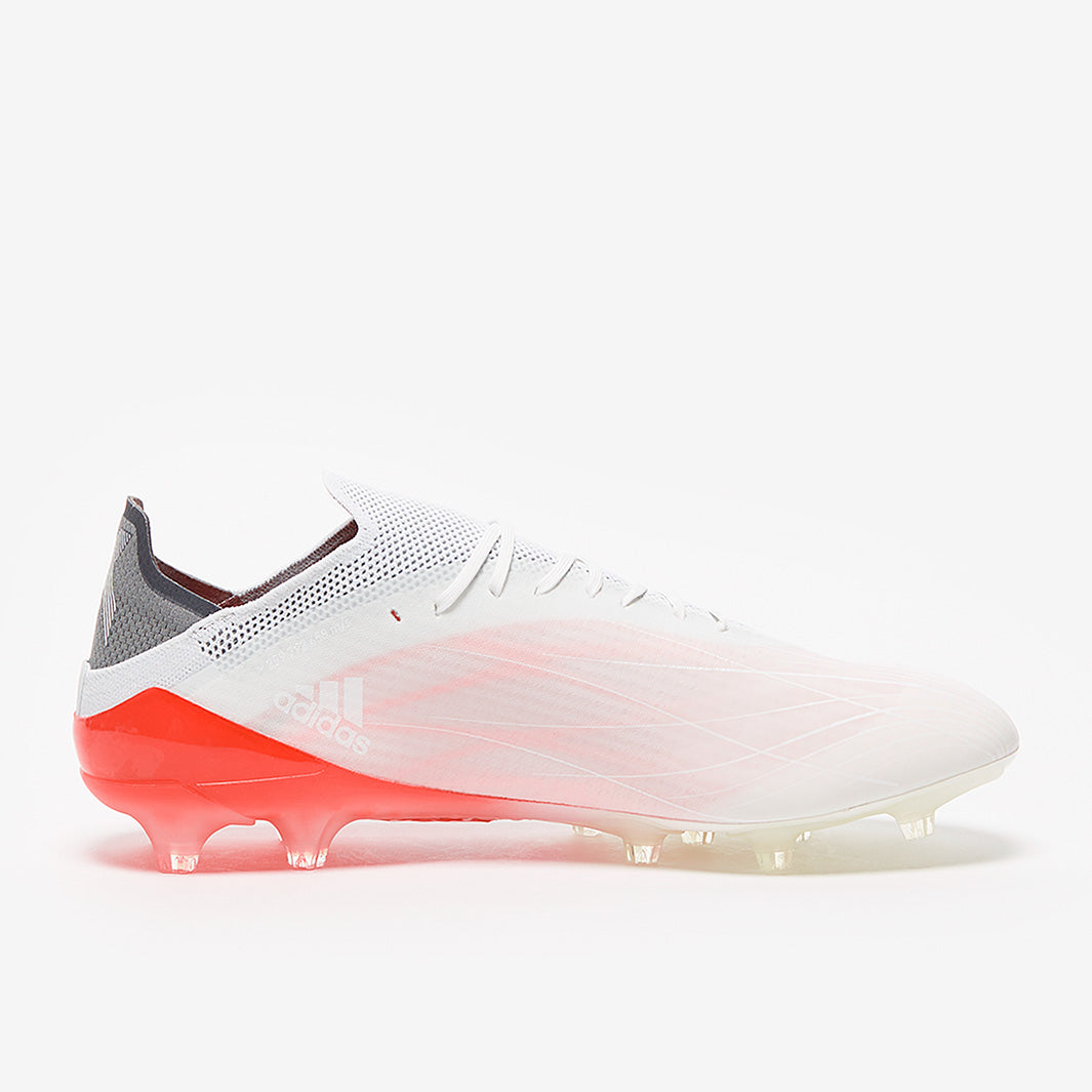 adidas X Speedflow .1 AG - White/Iron Metallic/Solar Red - Mens