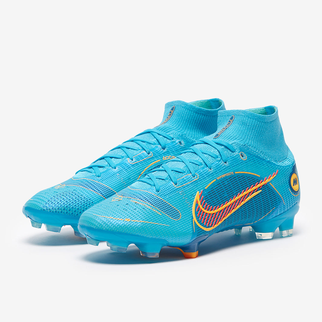 Nike Mercurial Superfly VIII Elite FG - Chlorine Blue/Laser Orange
