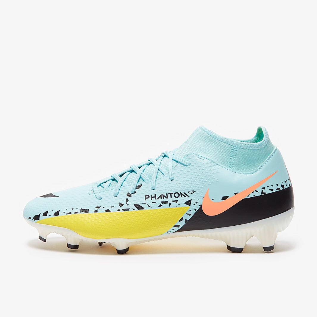 Nike Phantom GT II Academy DF FG/MG - Glacier Ice/Black/Yellow