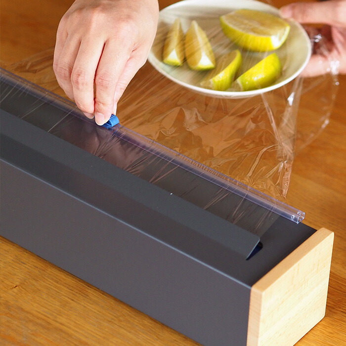 イデアコ ラップケース コストコフードラップ用 オフブラック / ideaco