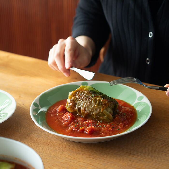 アラビア スンヌンタイ プレート 21cm ライトグリーン / ARABIA