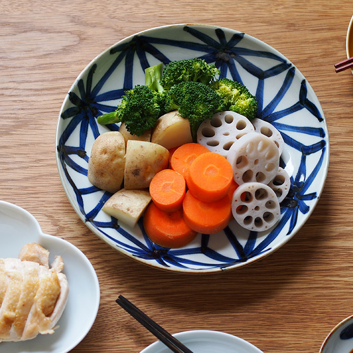 BARBAR いろは 大皿 麻の葉文 | 食器と料理道具の専門店「プロキッチン」