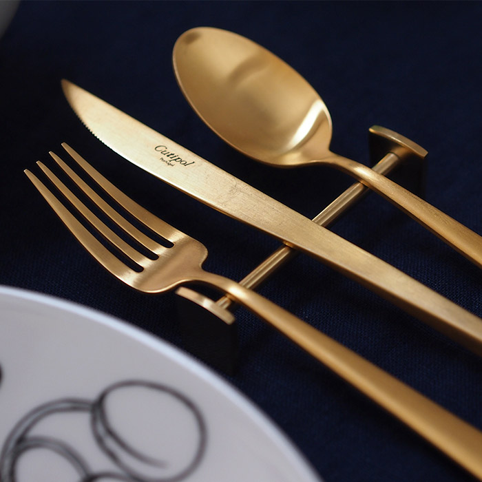 ダン カトラリーレスト ゴールド / DAN | 食器と料理道具の専門店