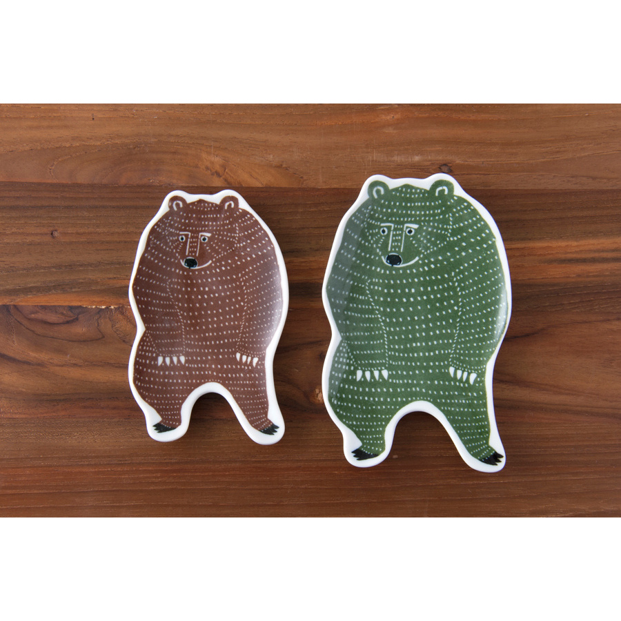 倉敷意匠 kata kata 印判手中皿 クマ | 食器と料理道具の専門店「プロ