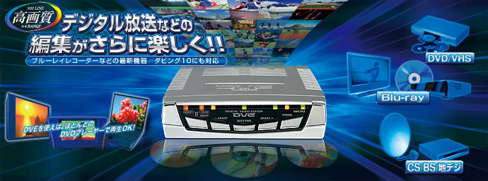 デジタルビデオエディター DVE783 | 製品情報｜PROSPEC