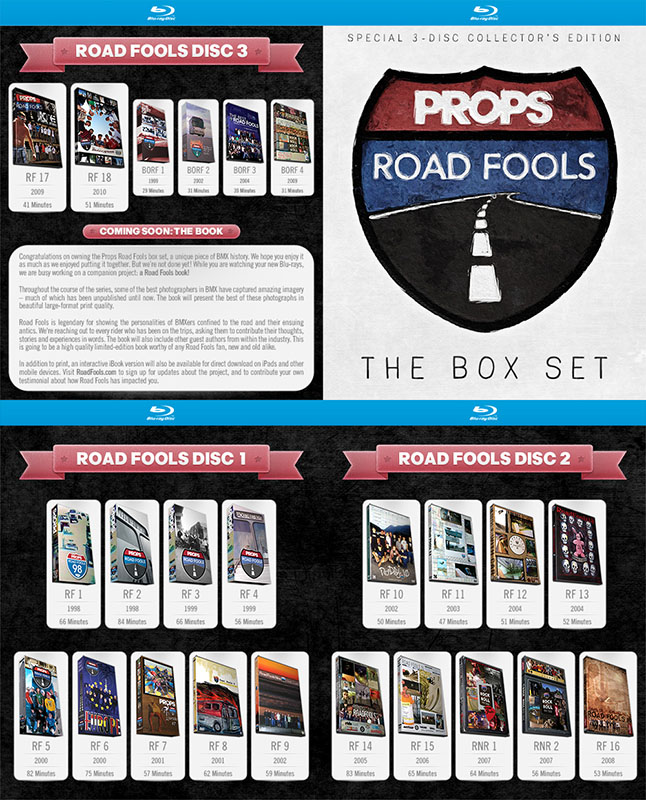 Road Fools Collector's Edition Blu-ray Box Set - Props BMX