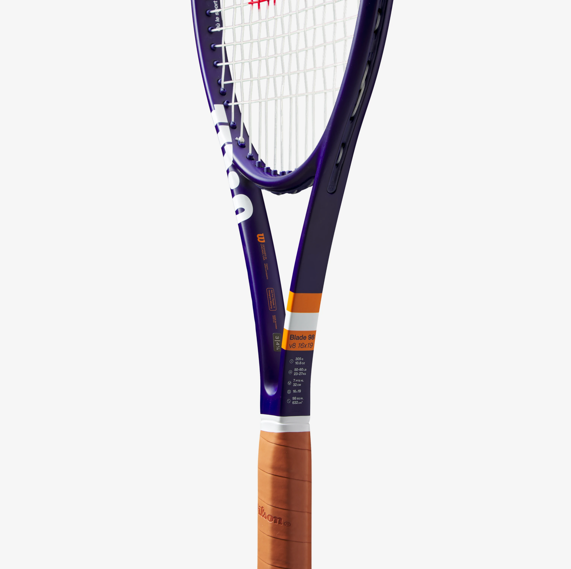 Wilson Roland Garros BLADE 98 16x19 V8 Tennis Racket – Pro Racket