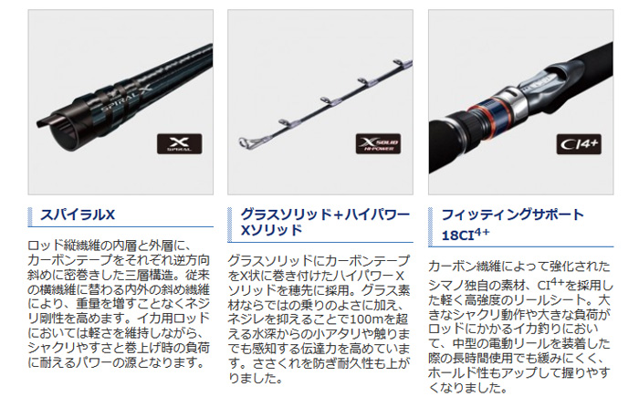 船/船釣り/船ロッド（シマノ）/○2021 船竿 2017 イカセブン