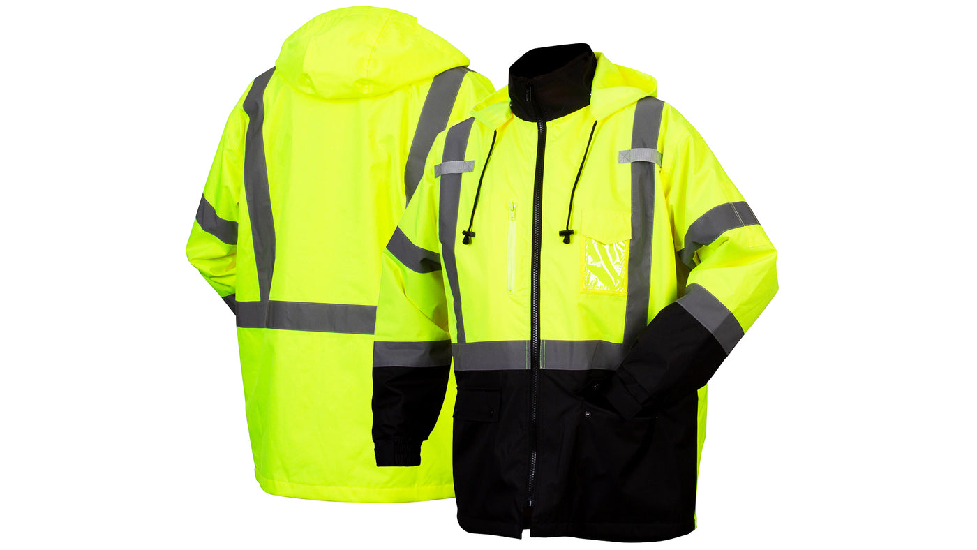 Class 3 Hi-Vis Lime Parkas – Pyramex