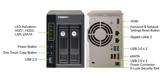 TS-269 Pro | Hardware Specs | QNAP (US)