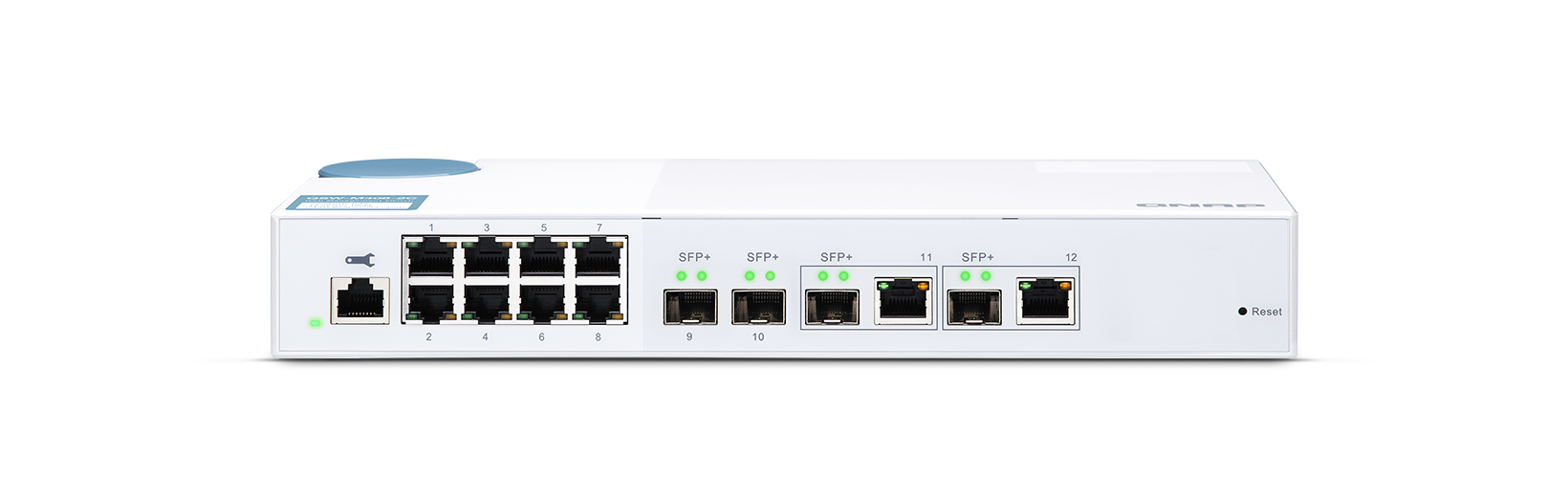 QSW-M408-2C | Entry-level 10GbE Layer 2 Web Managed Switch for SMB