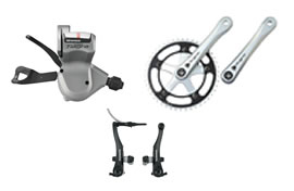 クロスバイク用コンポーネント・パーツの特徴・選び方を詳しく解説