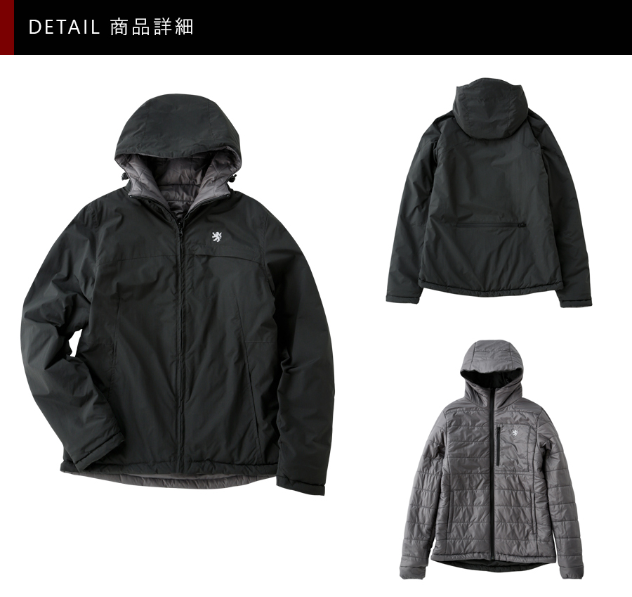 KAPELMUUR（カペルミュール）リバーシブルフーディジャケット kpjk089