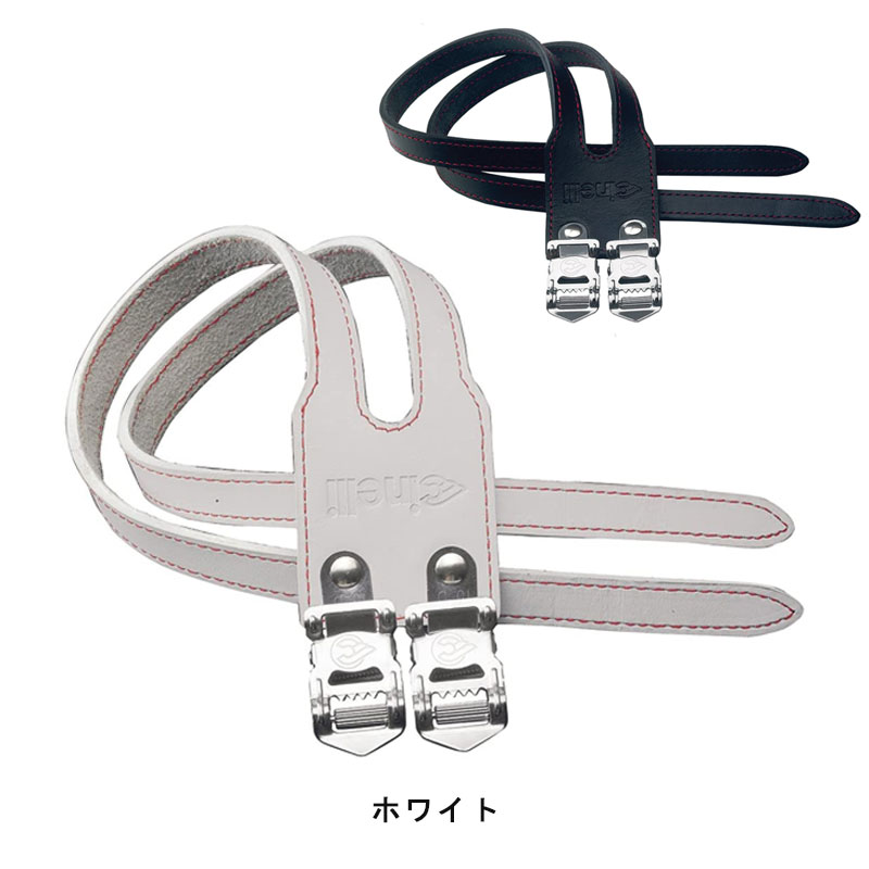 Cinelli（チネリ）DOUBLE LEATHER TOE STRAP （ダブルレザートー
