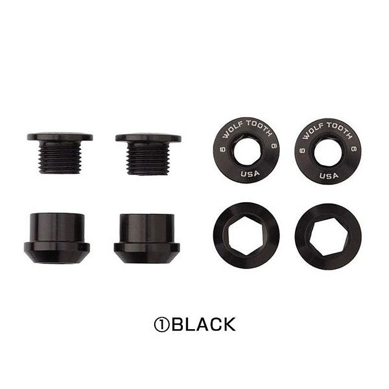 Wolftooth（ウルフトゥース）シングルチェーンリングボルト&ナット