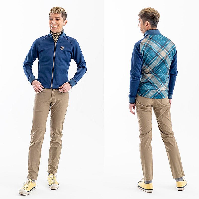 KAPELMUUR（カペルミュール）レトロジャケット ネイビーチェック